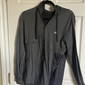 Grey adidas workout jacket